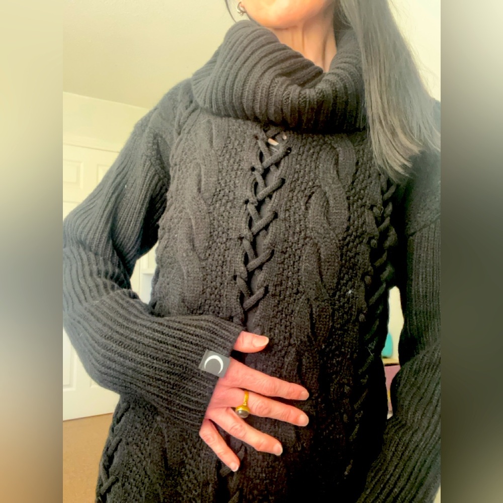 Killstar Cable Knit Sweater Sz SM